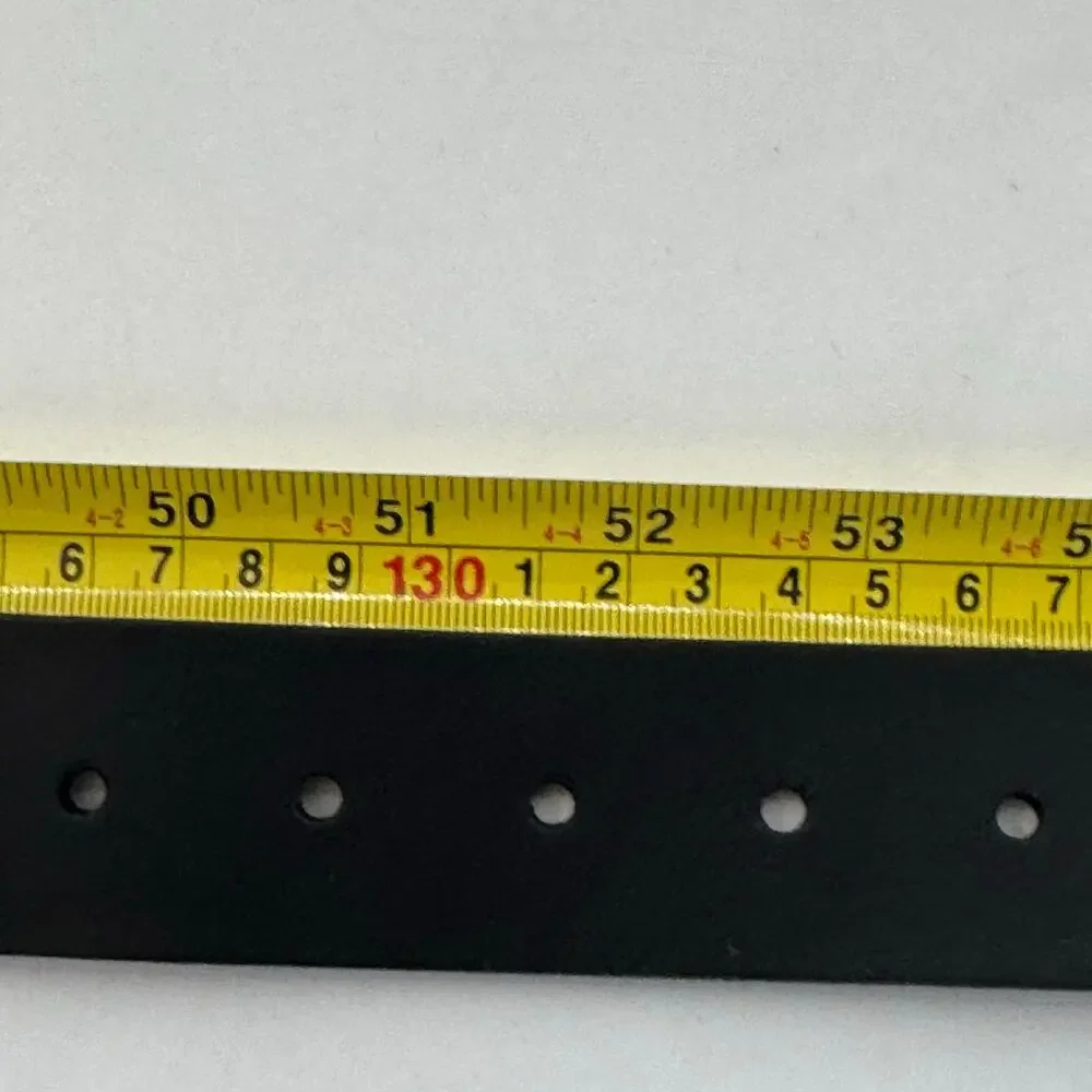 Dickies Brown Stretchy Belt - Black Leather Trim - Men's Size 50-52